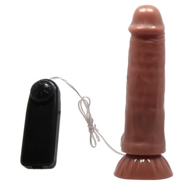 Miękkie i giętkie realistyczne dildo z wibracjami